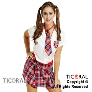 DISFRAZ COLEGIALA ADULTO T2 CAND x 1